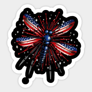 Patriotic Mosquito Sticker